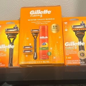 Fusion5 Winter Shave Bundle - Orange and Black